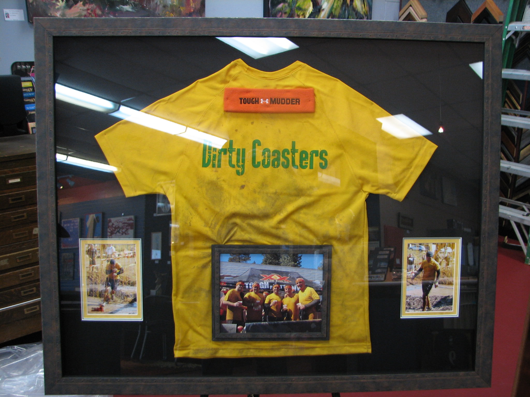 Motocross Shadow box jersey frame and motocross jersey display