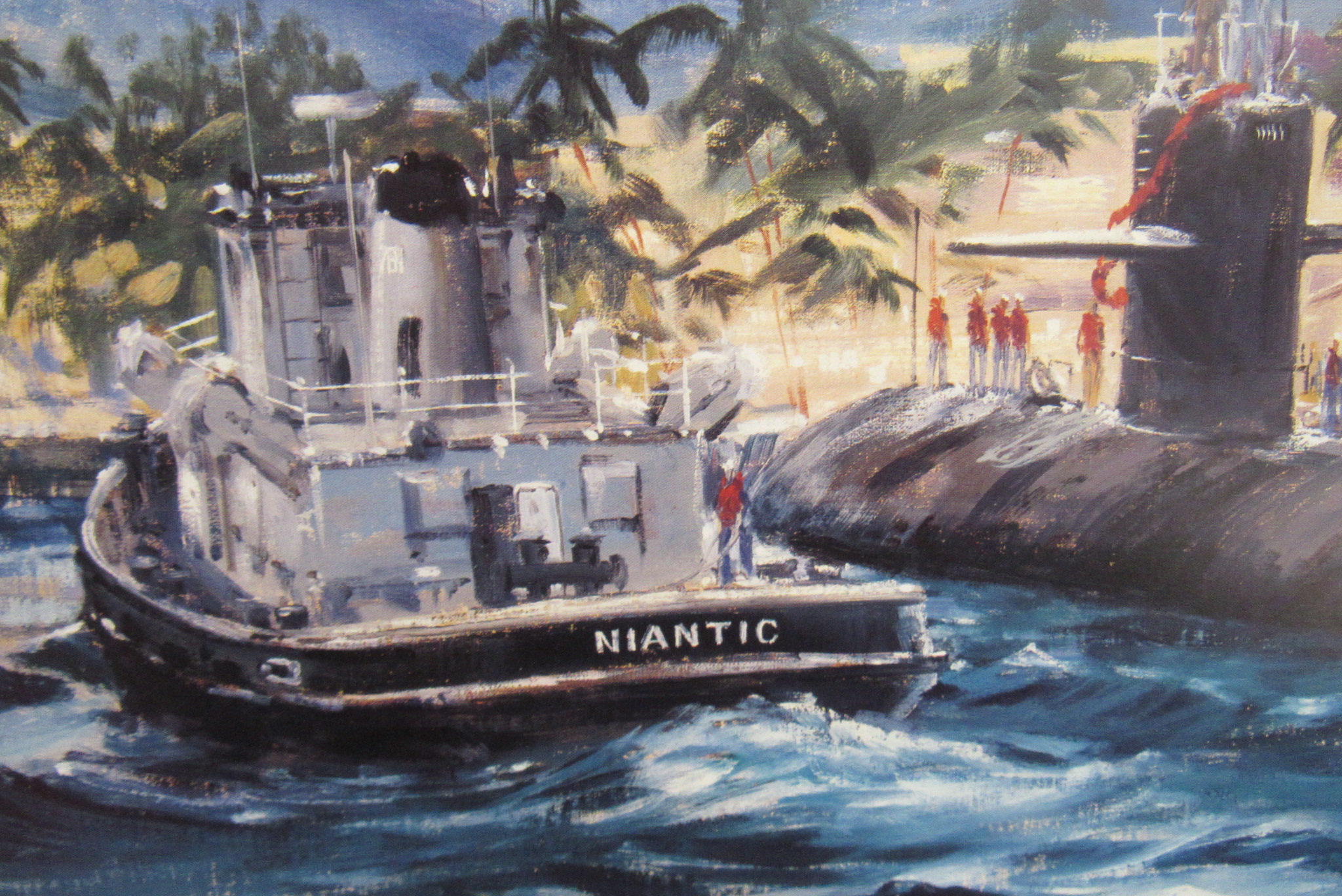 Sierra #10 – Pearl Harbor by John Charles Roach – WWII Naval Art Print – Glossy Heavy Card Stock - Image 5