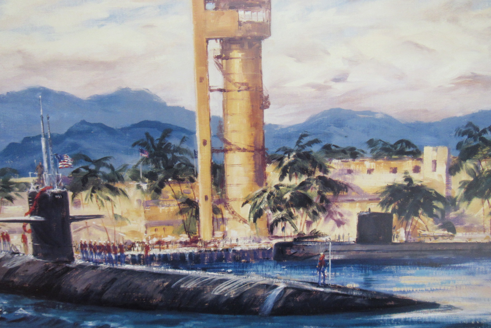 Sierra #10 – Pearl Harbor by John Charles Roach – WWII Naval Art Print – Glossy Heavy Card Stock - Image 4