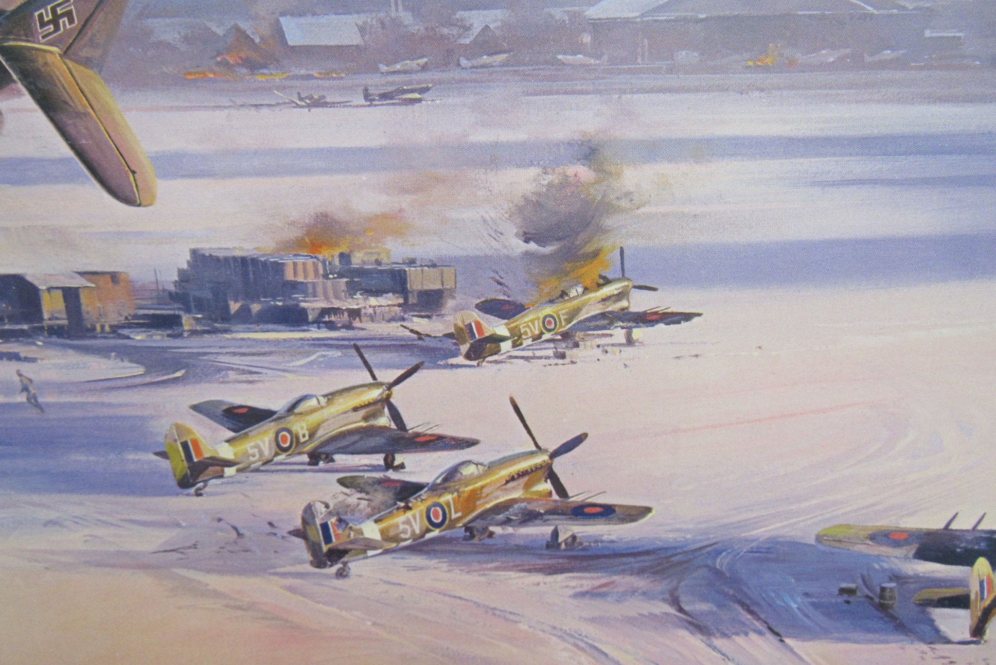 Operation Bodenplatte by Nicolas Trudgian – Signed Limited Edition #169/600 – WWII Air Battle Print 30×22 ¼ – Aviation Art - Image 8